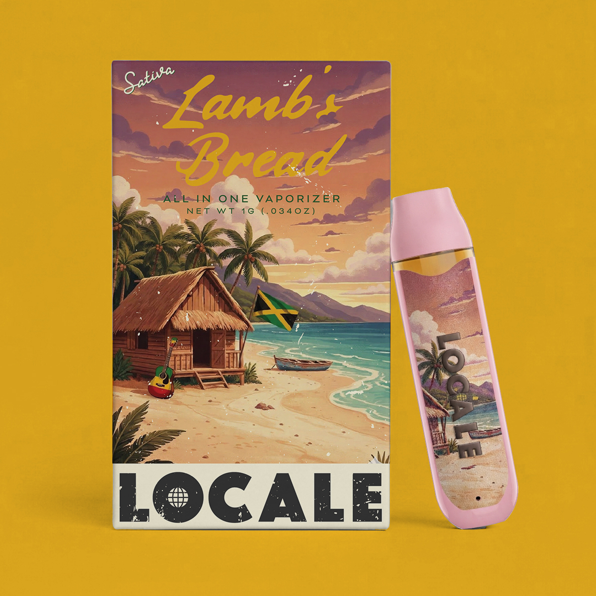 Locale Lamb’s Bread vape and package