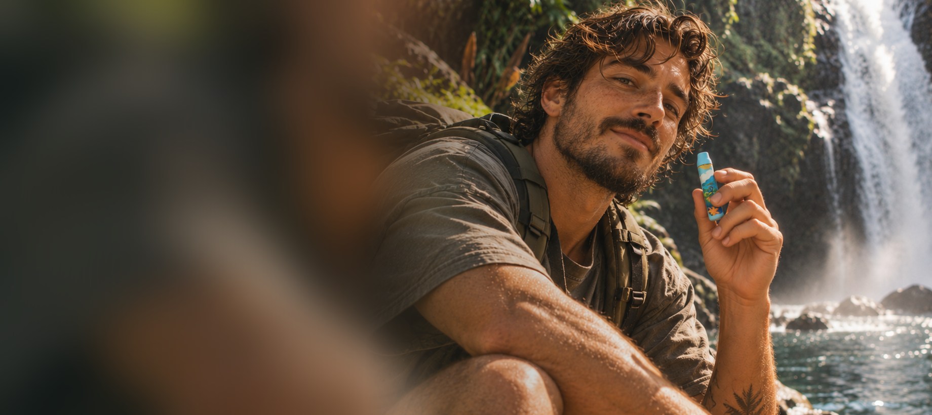 Warm travel-inspired outdoor lifestyle image with space for Locale storytelling